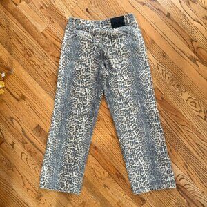 Trinite Studio leopard print jeans